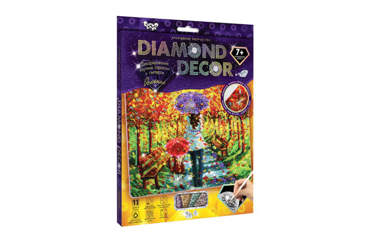 Набір креативної творчості Осіння DD-01-08 "DIAMOND DECOR" Набір креативної творчості Осіння DD-01-08 "DIAMOND DECOR"