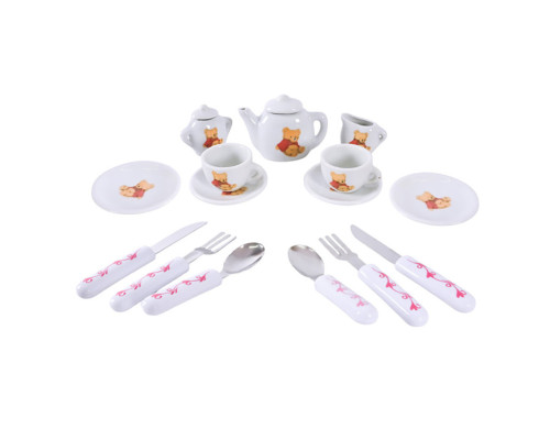 Детский набор посуды Tea set 868-E6-4 фарфор, 17 предметов