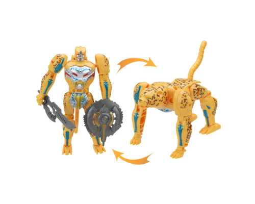Дитячий робот-трансформер Justice Cheetah 168-85(Yellow) робот-гепард
