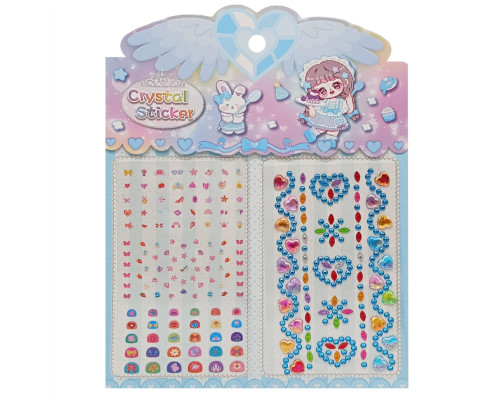 Наклейки декоративні XY-008-2(Blue) для авто, ноутбуків, телефонів