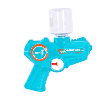 Детский игровой Водный пистолет 8013A(Light-Blue) пластик, 15 см, с бутылкой