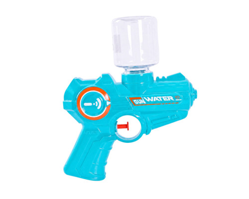Детский игровой Водный пистолет 8013A(Light-Blue) пластик, 15 см, с бутылкой