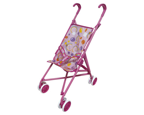 Коляска для ляльок 9302 W тростина  Повітряні кульки