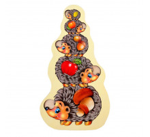 Настольная игра-сортер "Ежики" Ubumblebees (ПСД045) PSD045 больше-меньше Настольная игра-сортер "Ежики" Ubumblebees (ПСД045) PSD045 больше-меньше