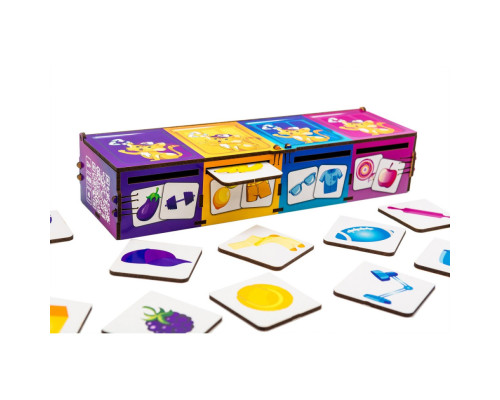 Детский Сортер Монтессори "По цветам" Puz-37788