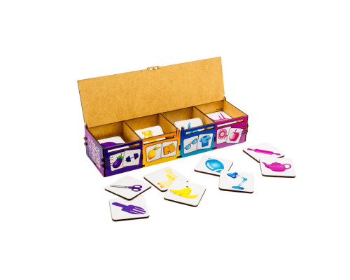 Детский Сортер Монтессори "По цветам" Puz-37788