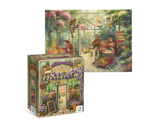 Пазл класичний "Квітковий магазин" 300590, 300 елементів