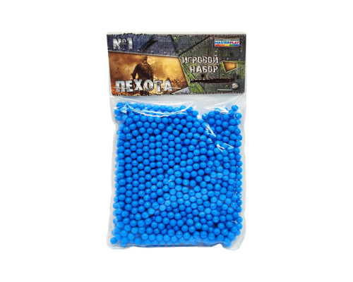 Пластикові кульки для дитячої зброї 1-152, 6 мм 1000 шт Блакитний