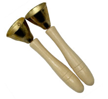 Детская развивающая музыкальная игрушка "Звоночки" RZV108, 2 штуки 12.5 см