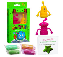 Набор для творчества "Monstrik" Strateg 71823 (укр.) Зеленый