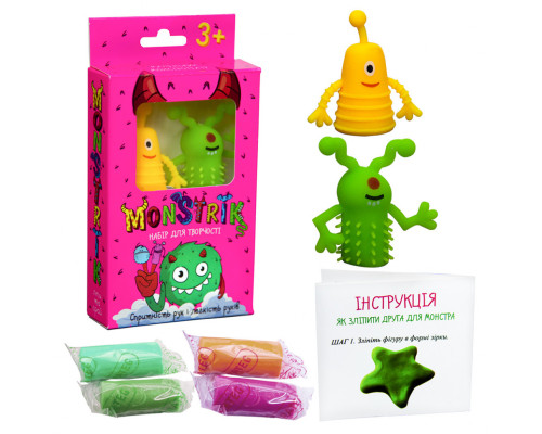 Набір для творчості Monstrik Strateg 71823 (укр.)  Рожевий