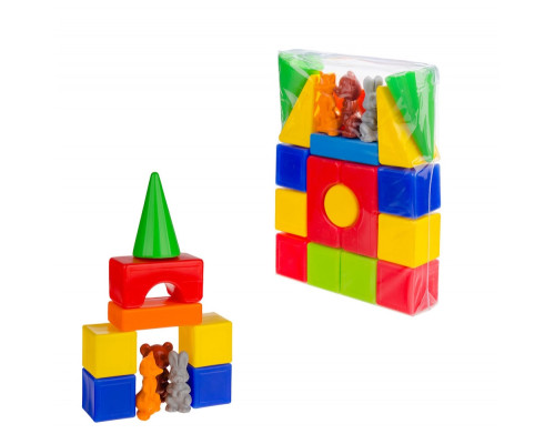 Конструктор Теремок №1 1-064 20 деталей