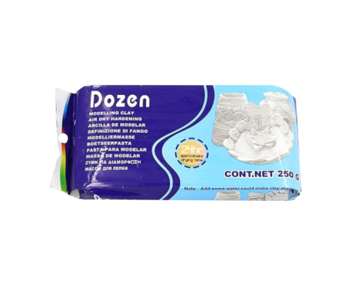 Маса для ліплення "Dozen" DSCN0664 біла 250 грам