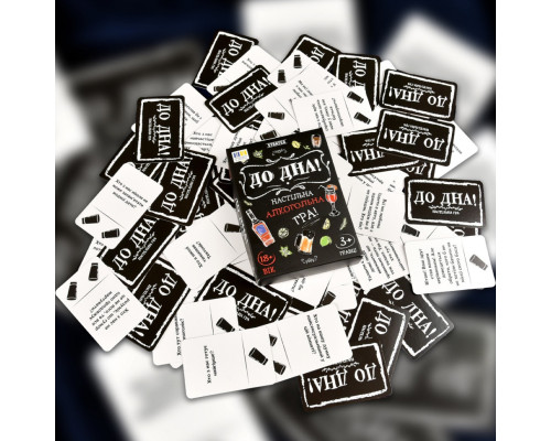 Карточная игра "До дна!" 30971ST инструкция, 110 карточек