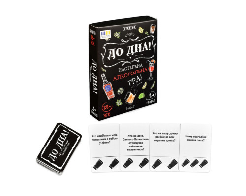 Карточная игра "До дна!" 30971ST инструкция, 110 карточек