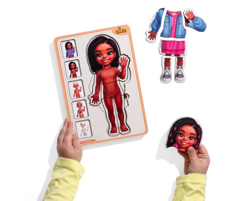 Деревянный пазл-вкладыш "Анатомия человека - девочка-3" (ПСД264) PSD264 строение тела