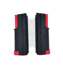 Сітка для настільного тенісу з фіксаторами для столу MS 4176(Black-Red) довжина 165 см