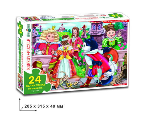 Детские пазлы "Кот в сапогах" 82135 на 24 элемента