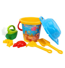 Дитячий ігровий "Набір пісочний Л" 1455TXK(Blue) лійка та пасочки