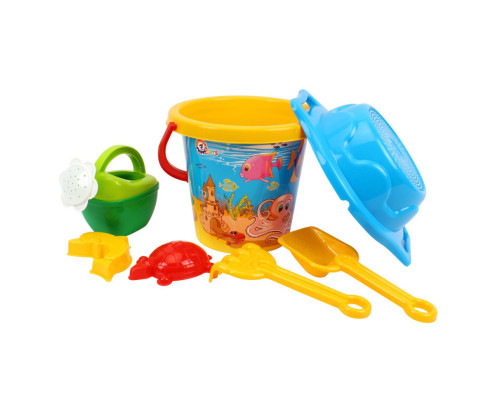 Дитячий ігровий "Набір пісочний Л" 1455TXK(Blue) лійка та пасочки