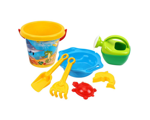 Дитячий ігровий "Набір пісочний Л" 1455TXK(Blue) лійка та пасочки