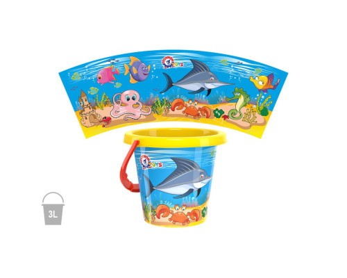 Дитячий ігровий "Набір пісочний Л" 1455TXK(Blue) лійка та пасочки
