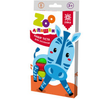 Тісто для ліплення ZOOлипашки "Зебра" ZIRKA 140212 (8 різнокольорових стиків по 35 г)