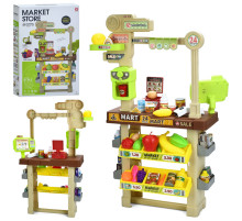 Игровой набор Магазин 922-204 касса, сканер, звук, свет, продукты, 61 предмет