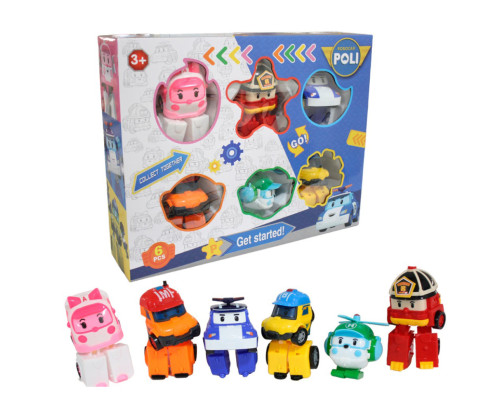 Набір трансформерів "ROBOCAR POLI" LB105