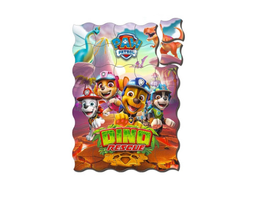 Дитячі магнітні пазли "Щенячий патруль Динопригода" ML4034-35, 35 магнітних елементів