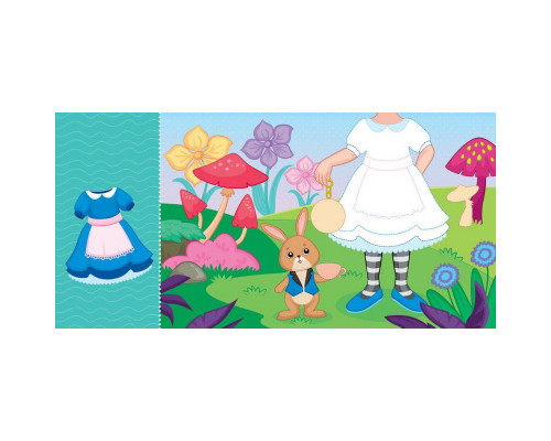 Дитяча книжка з наклейками Одягни ляльку "Крихітка Софія на маскараді" 615009