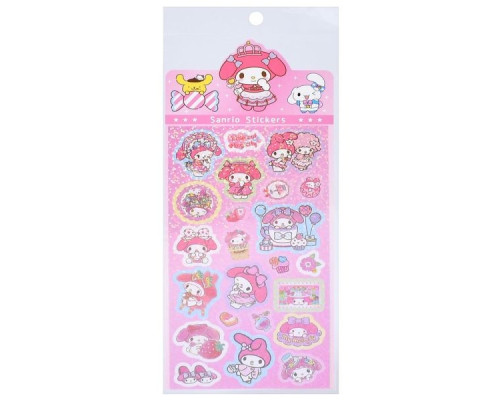 Декоративні наклейки "Sanrio Stickers" SZ240906-11 з блискітками