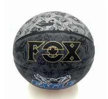 Мяч баскетбольный Fox ball №7 NE-BAS-1027, черно-серый Мяч баскетбольный Fox ball №7 NE-BAS-1027, черно-серый