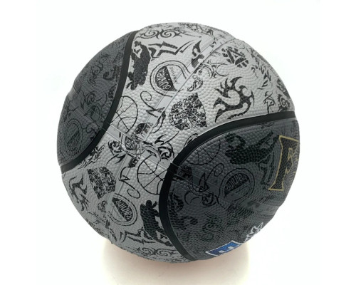 М'яч баскетбольний Fox ball №7 NE-BAS-1027, чорно-сірий