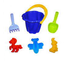 Песочный набор "Ромашка" №1 1098 Синий