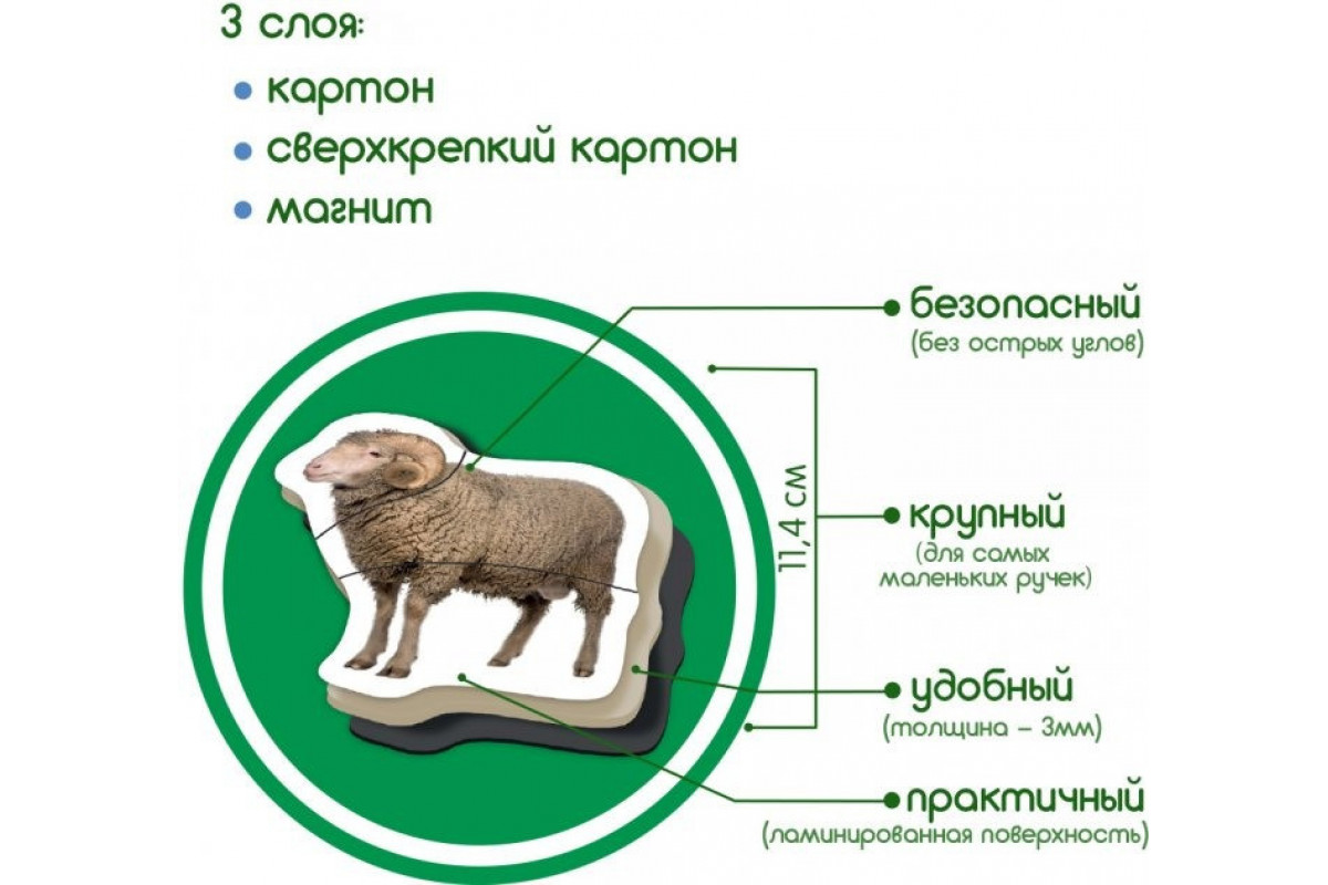 Магнітні пазли Magdum Ферма ML4031-19 EN