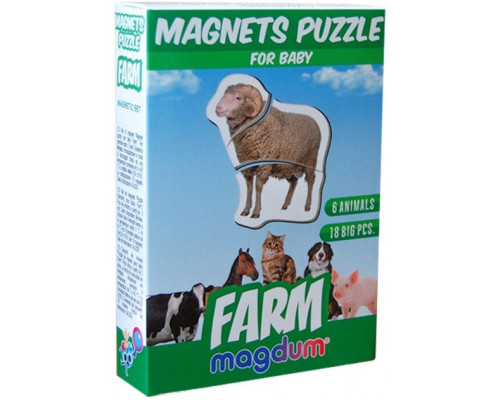 Магнітні пазли Magdum Ферма ML4031-19 EN