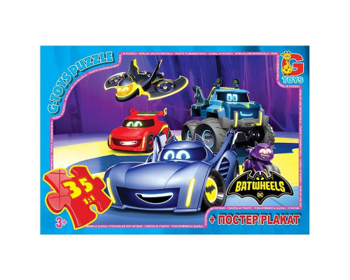 Дитячий пазл "Бет-колеса" BW01 постер, 35 елементів