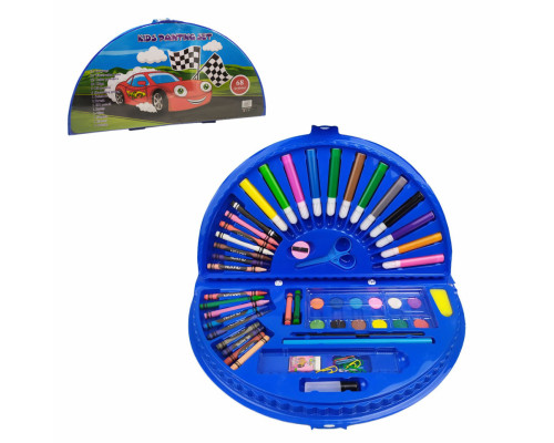 Детский набор для творчества и рисования MK 3918-2 в чемодане Машинка