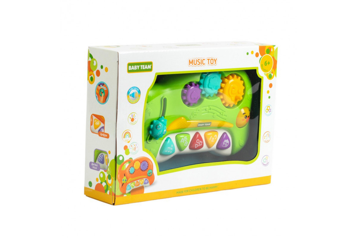 Детская музыкальная игрушка "Забавка" 8645(Green) зеленый Детская музыкальная игрушка "Забавка" 8645(Green) зеленый