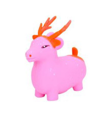 Дитяча іграшка-антистрес "Оленя" MS 4142(Pink) з борошном, 10 см