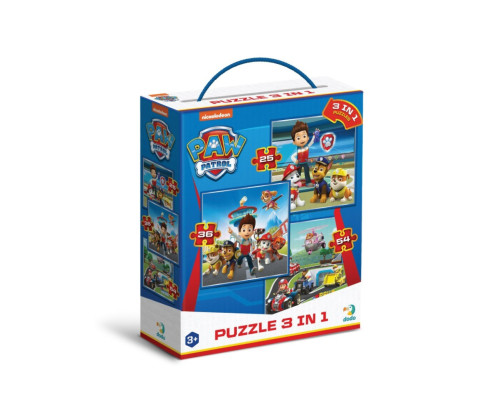 Пазл дитячий 3 в 1 "Готові до роботи" 200579, 25, 36, 54, 115 елементів