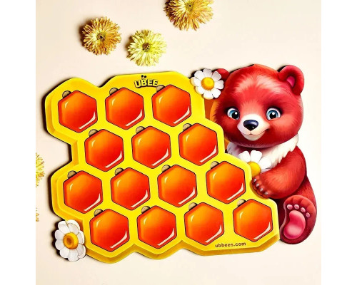 Детский пазл сортер "Мемори соты" (ПСД277) PSD277