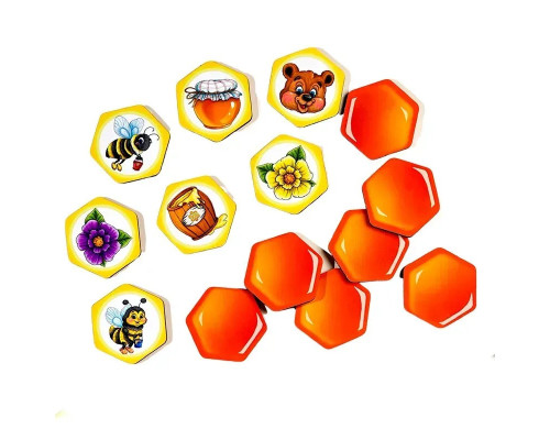 Детский пазл сортер "Мемори соты" (ПСД277) PSD277