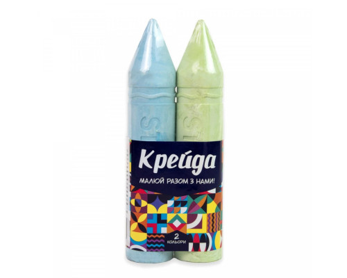 Крейда "Олівець великий" 50125, 2 штуки