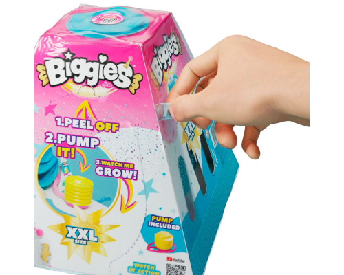 Ігровий набір Рожевий Кролик Biggies BIG001-RA надувна іграшка, насос 45 см