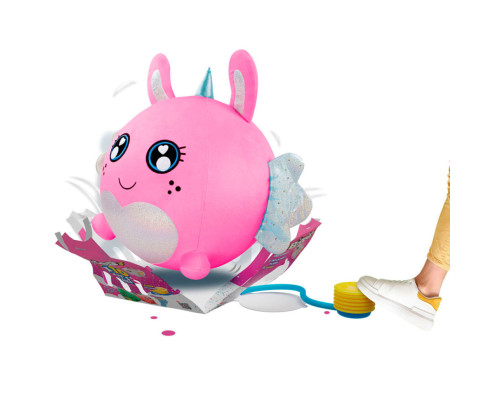 Ігровий набір Рожевий Кролик Biggies BIG001-RA надувна іграшка, насос 45 см