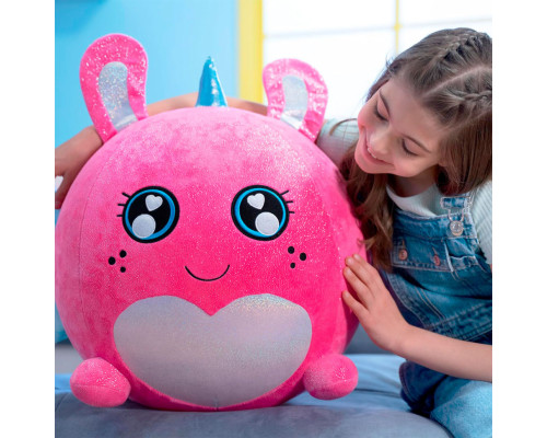 Ігровий набір Рожевий Кролик Biggies BIG001-RA надувна іграшка, насос 45 см