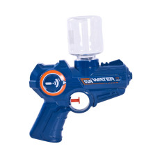 Детский игровой Водный пистолет 8013A(Blue) пластик, 15 см, с бутылкой