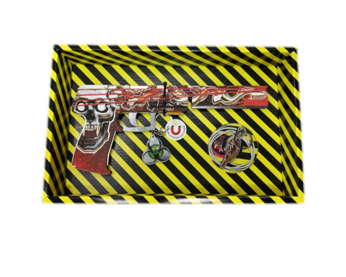 Збірна модель Гумостріл "USP КОНТРОЛЬНИЙ  ПОСТРІЛ" ВОХ USP-KK